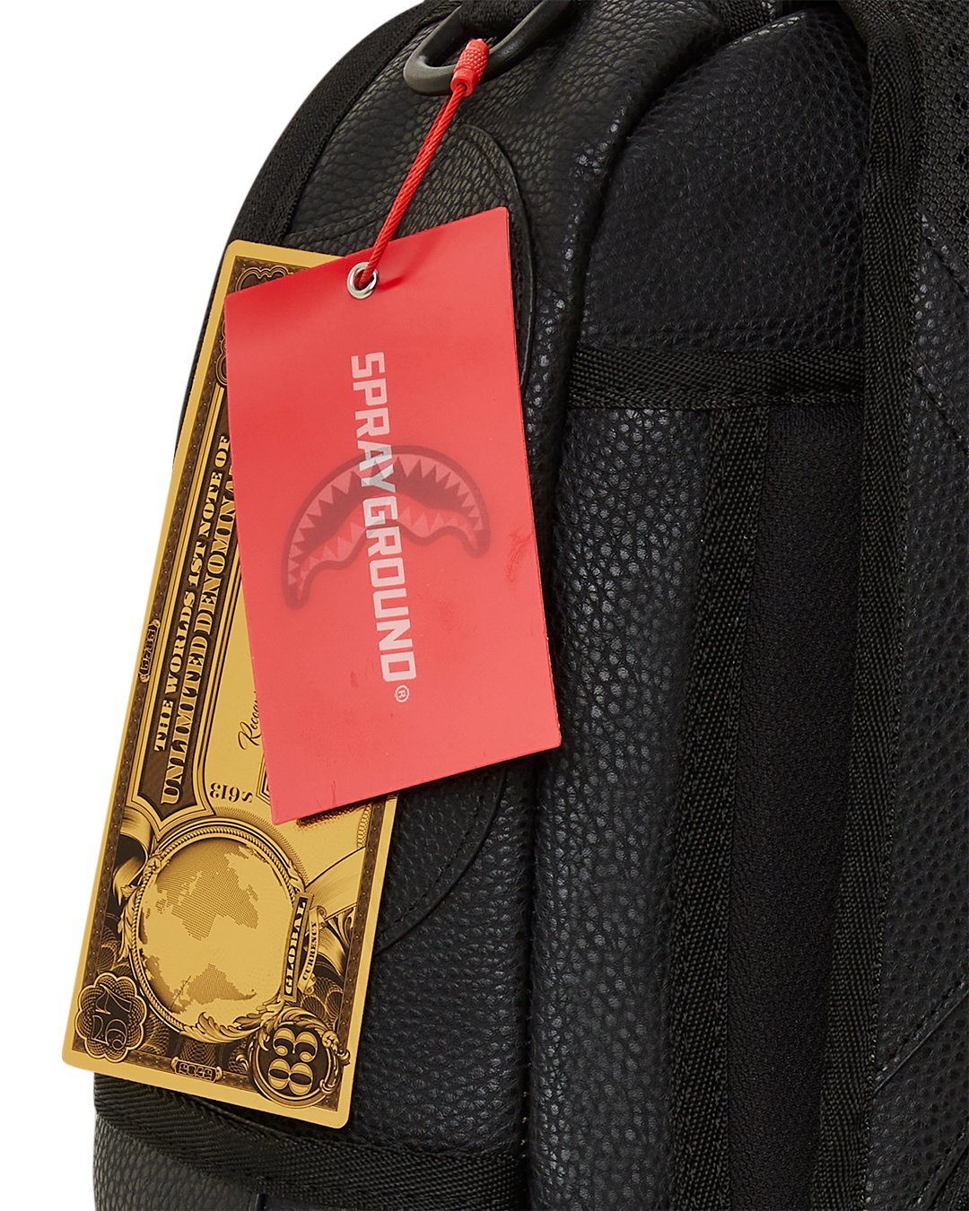 HEAVY METAL SHARK BLACK BACKPACK (DLXV)