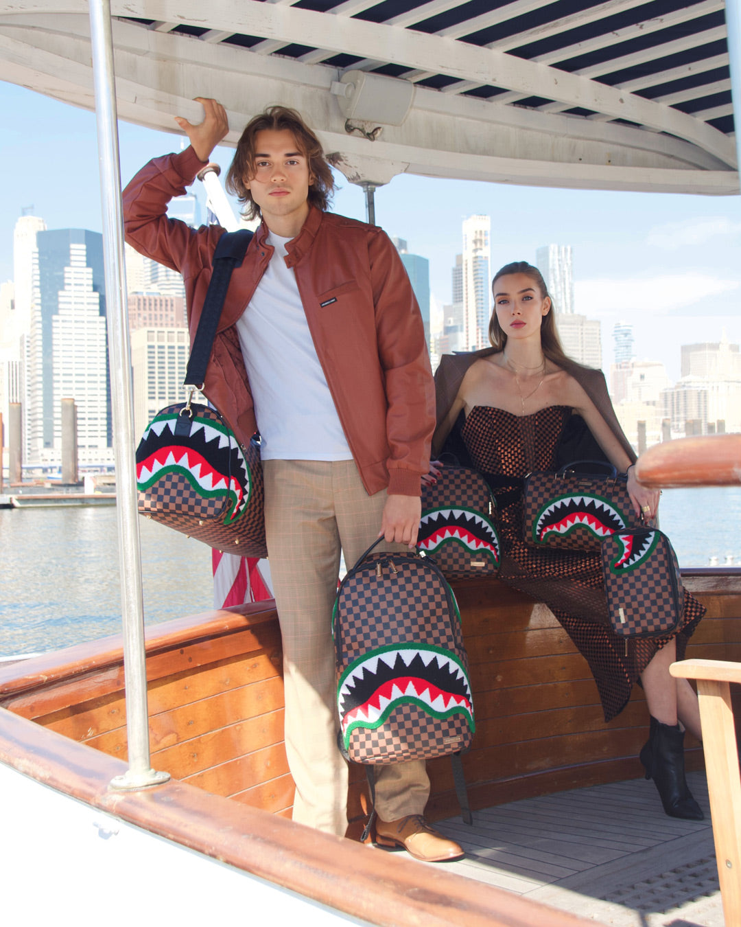 ROMEO AIR ITALIA SHARK TOILETRY BAG