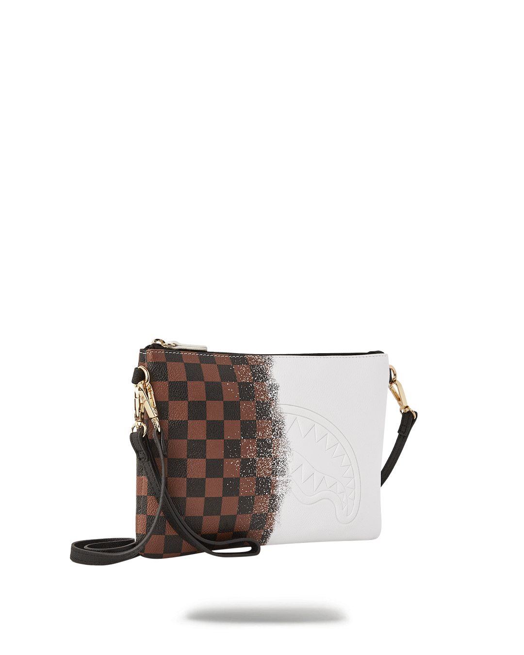 SPRAYSHARKS WORLDWIDE CROSSOVER CLUTCH W/ SHOULDER STRAP
