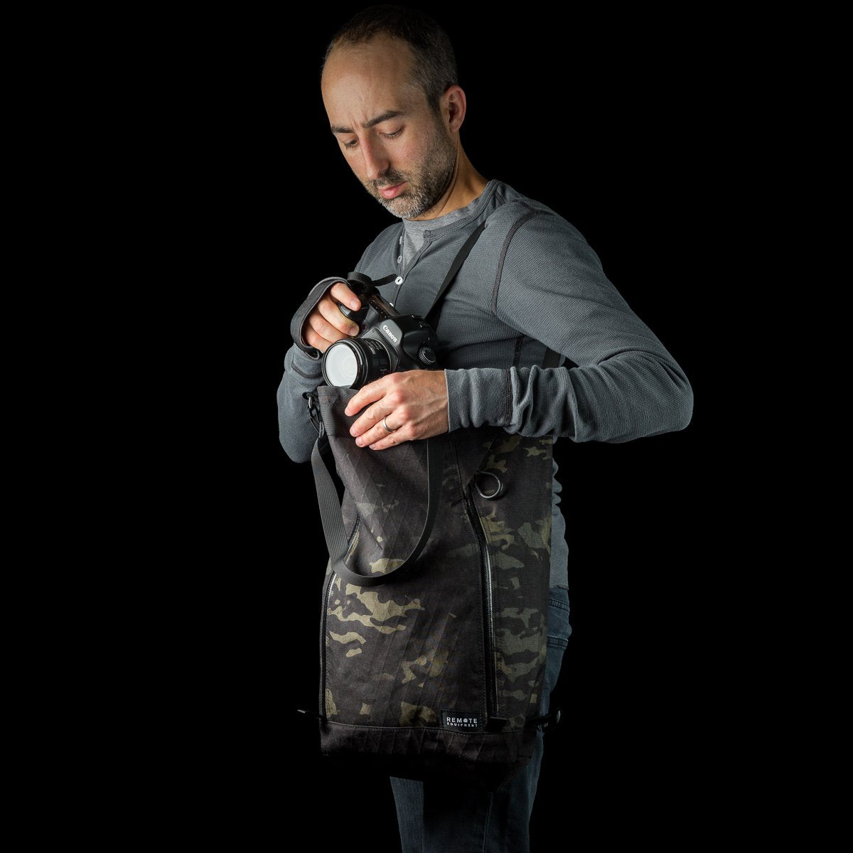 LUMINOUS HYPOTHESIS BEAR CUB BACKPACK