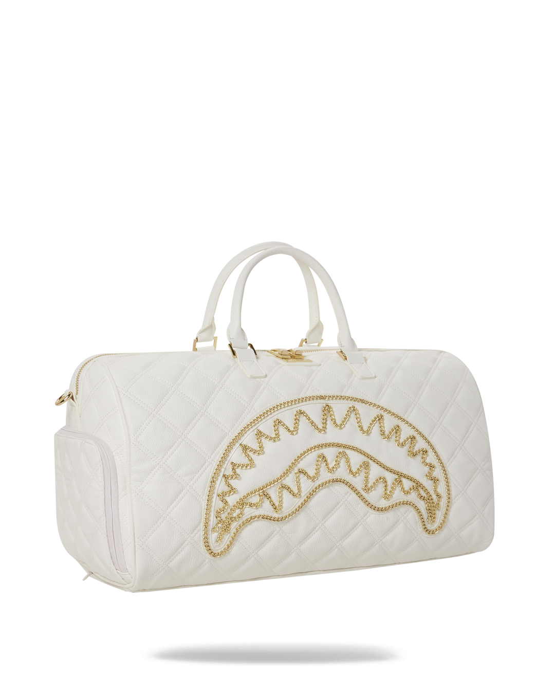 RIVIERA LE BLANC GOLD CHAIN SHARK DUFFLE