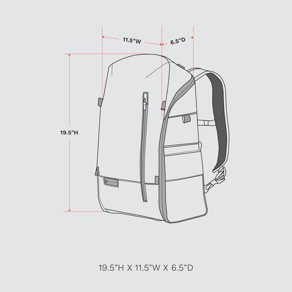 VERTICAL SHARK CUT & SEW DUFFLE