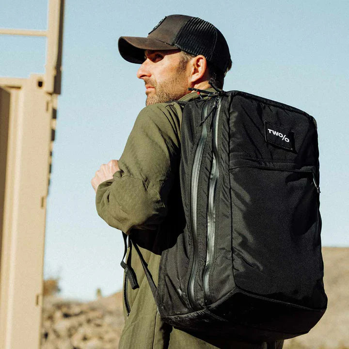 WHITE MARBLE BACKPACK