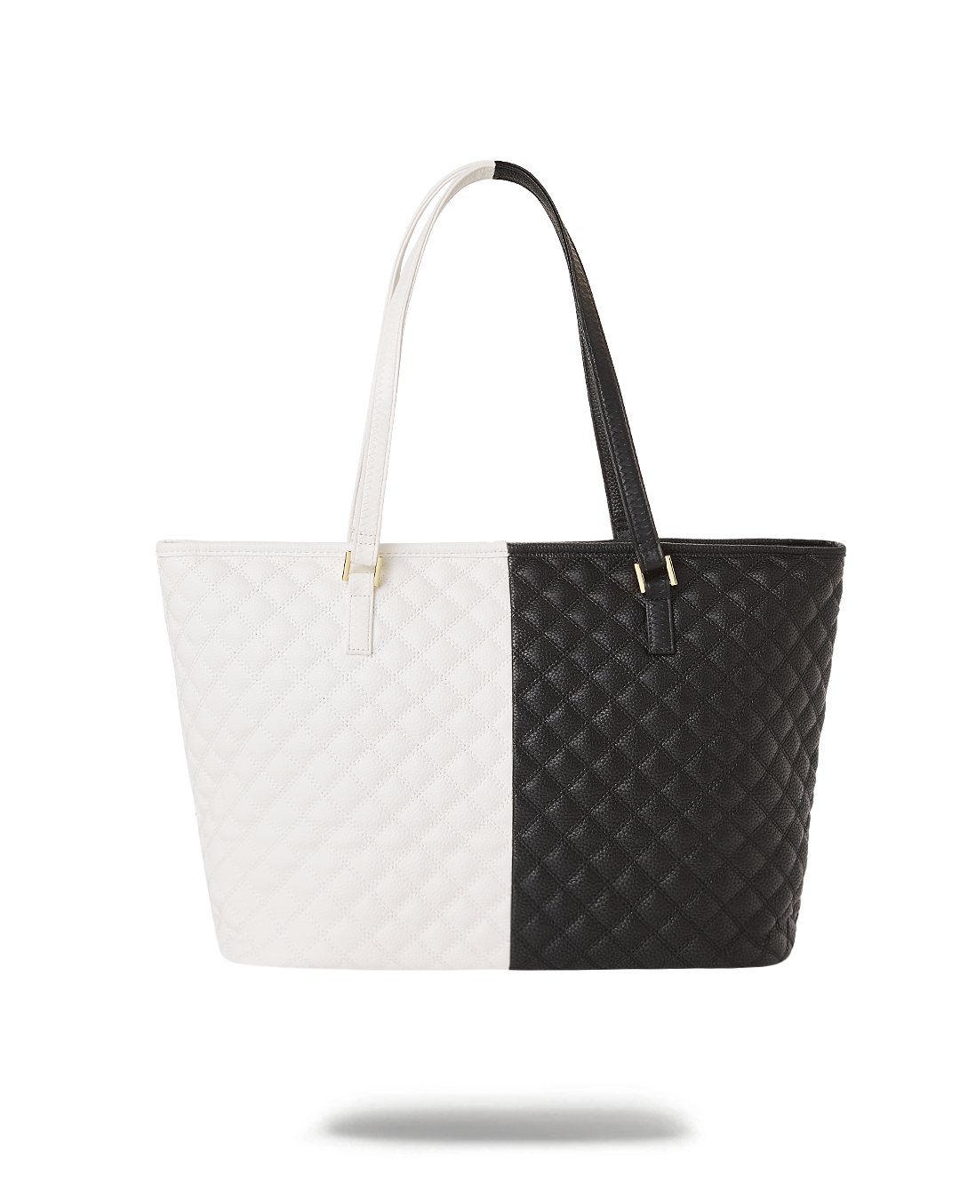 LEVELED UP SPLIT QUILT SHARK TOTE