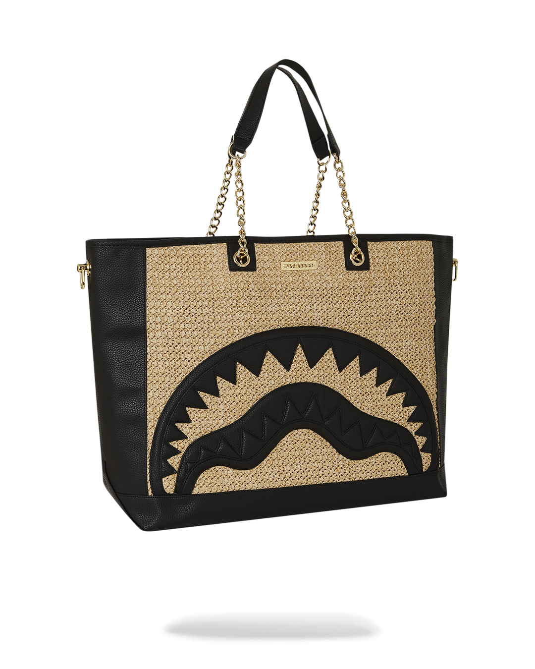RAFFIA PALM TOTE