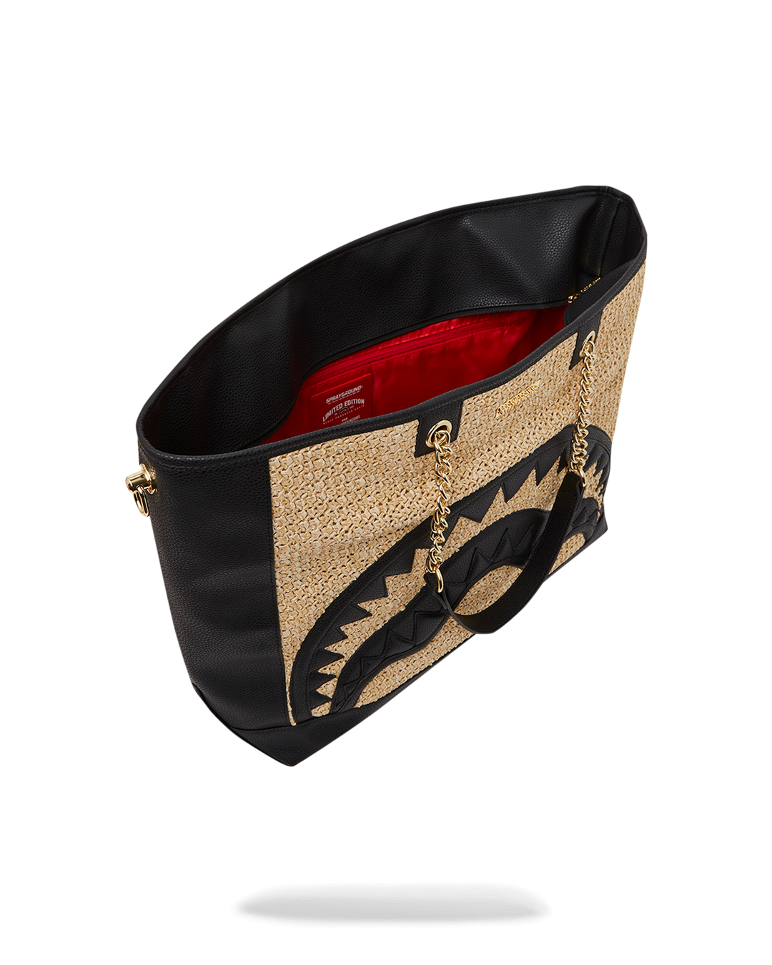 RAFFIA PALM TOTE