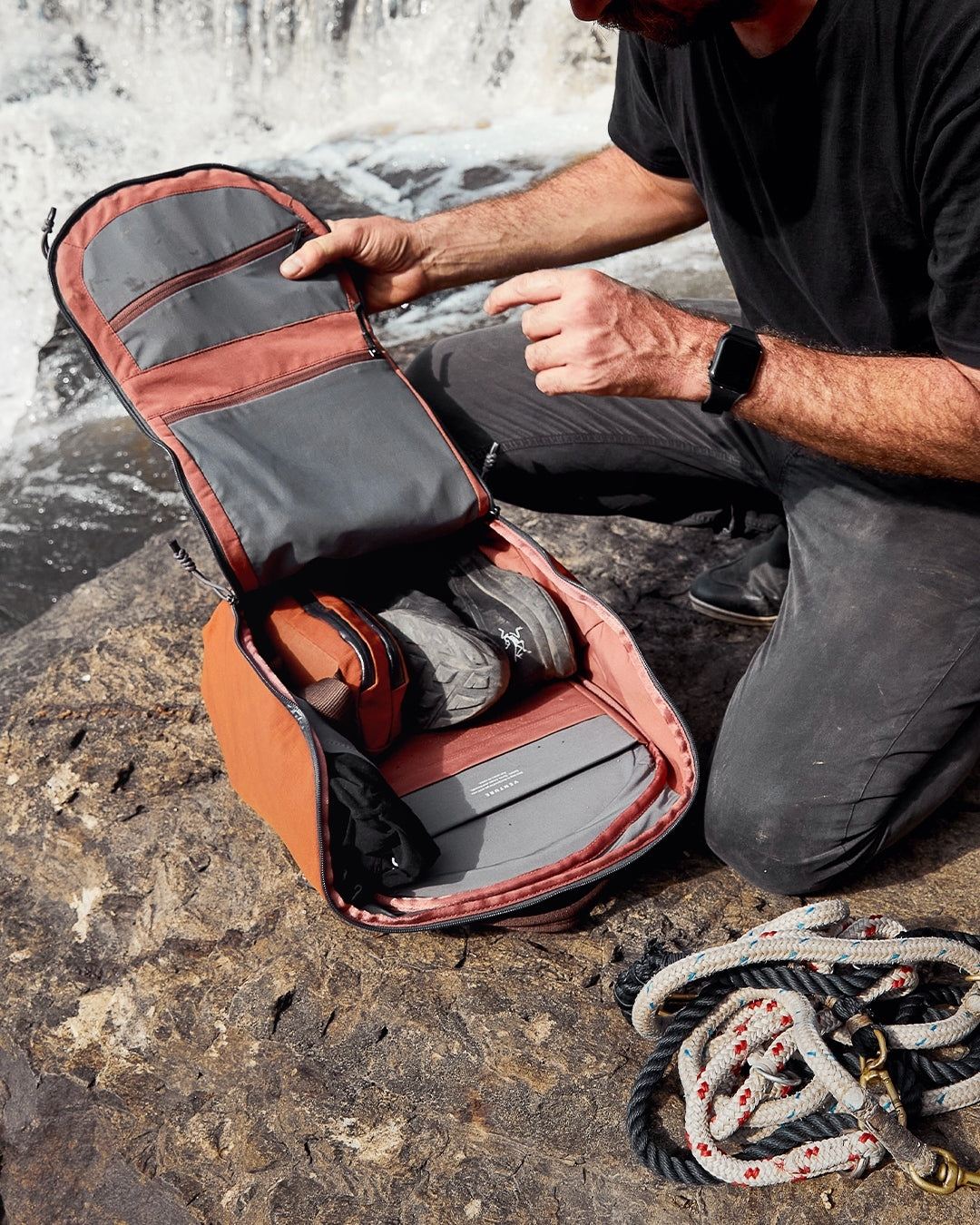 MIRASHAKU IRIDESCENT QUILT BACKPACK