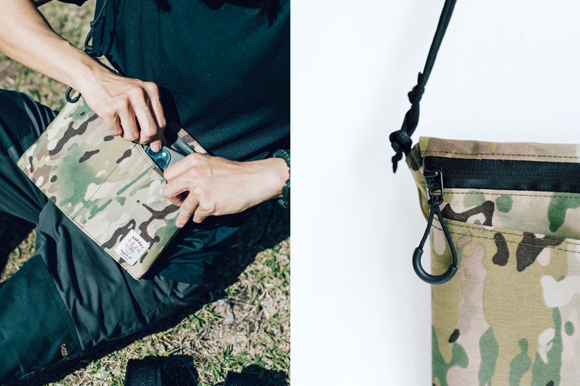 MIRASHAKU IRIDESCENT QUILT DUFFLE
