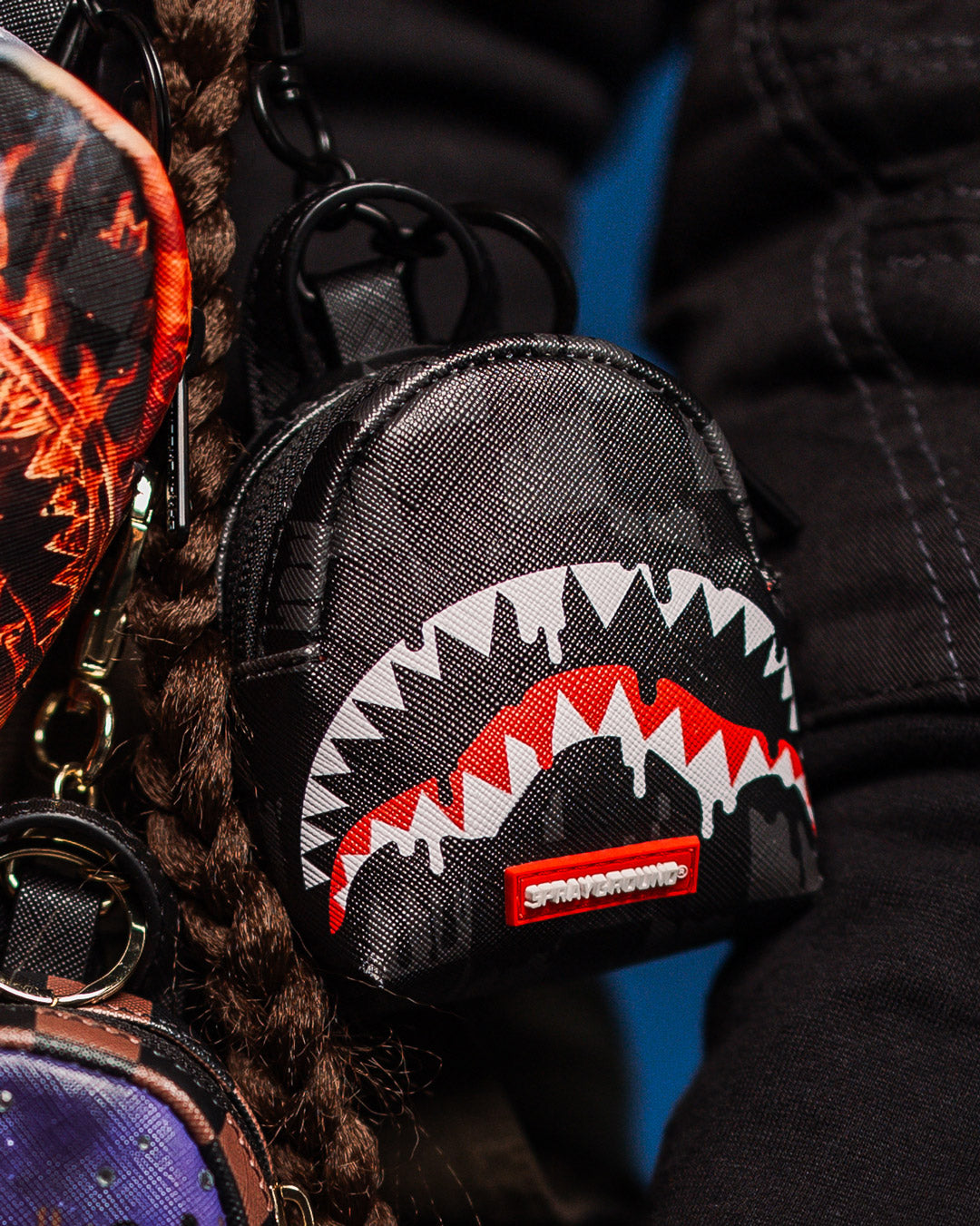 SHARKS IN PARIS THUNDERDRIP BACKPACK KEYCHAIN