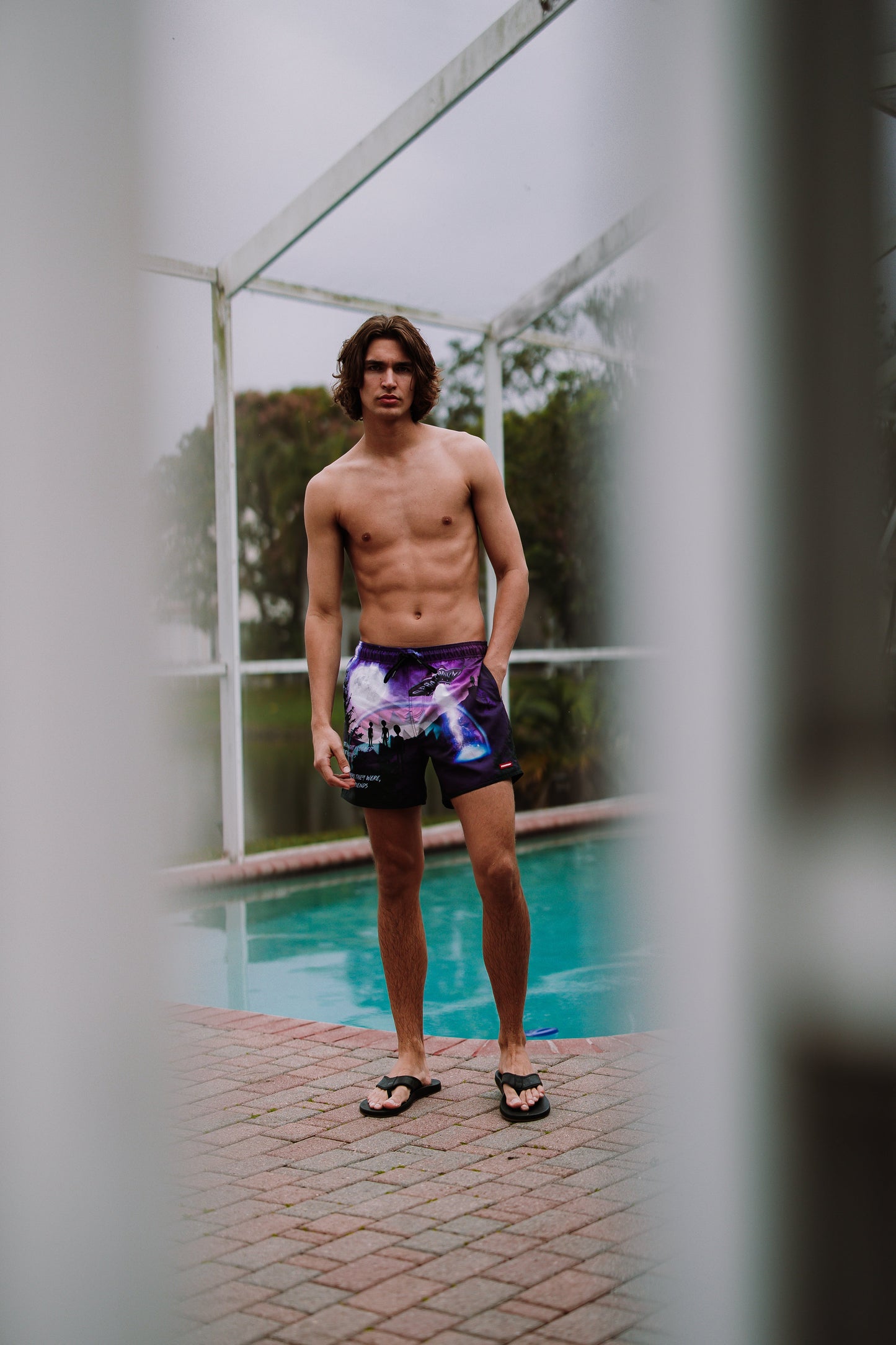 LATE ONE NIGHT SWIM SHORTS