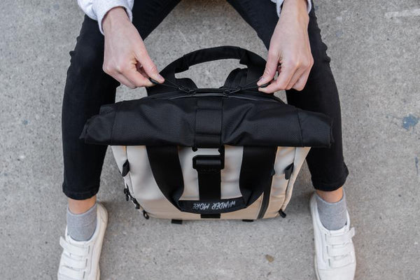 MONEY PATTERN POWDER MINI DUFFLE