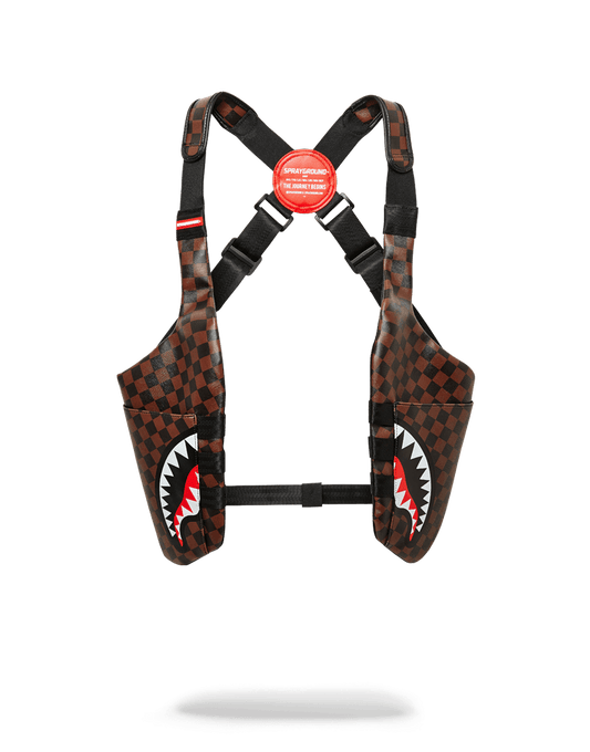 SIDE SHARKS IN PARIS SHOULDER PACK