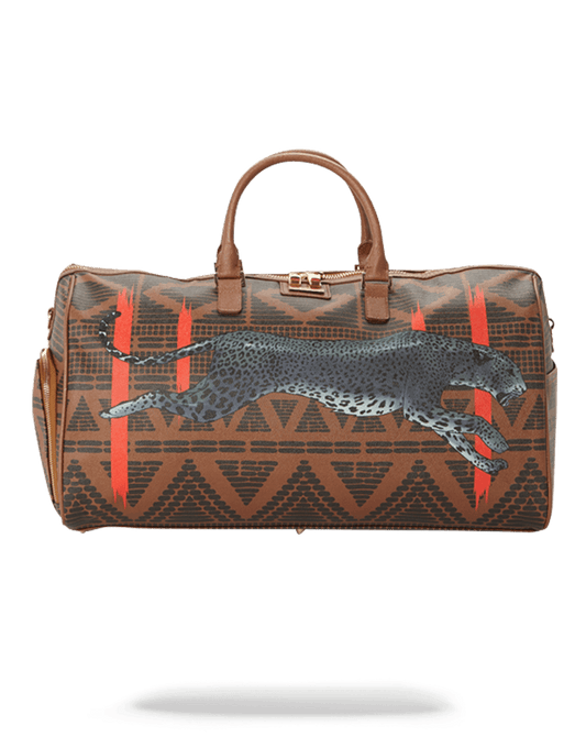 LEOPARDS IN PARIS DUFFLE