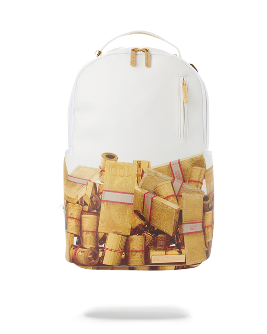 GOLD MONEY BRICKS DLXV BACKPACK