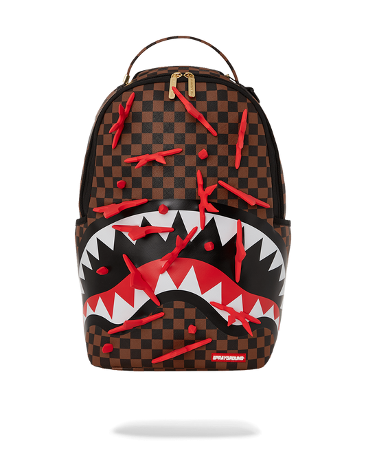REAL 3D NINJA STARS SMASHED BACKPACK (DLXV)