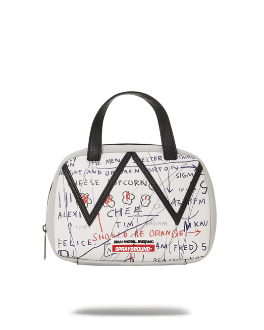 OFFICIAL BASQUIAT UNTITLED (CHEESE POPCORN) 1983 HANDBAG