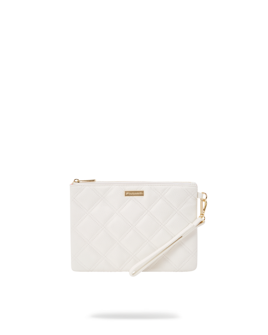 RIVIERA LE BLANC GOLD  CHAIN SHARK CROSSOVER CLUTCH