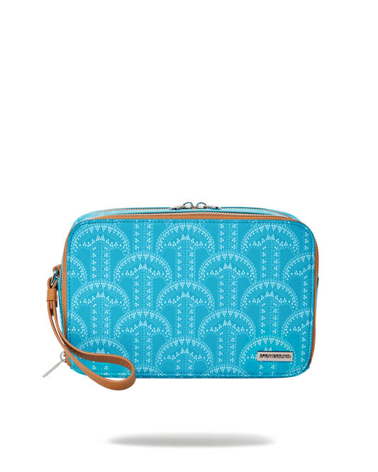 ILLUCHAINS TURQ TOILETRY BAG