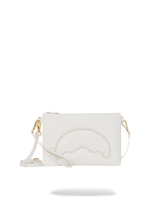 SECRET LIFE OF PEARLS CROSSOVER CLUTCH