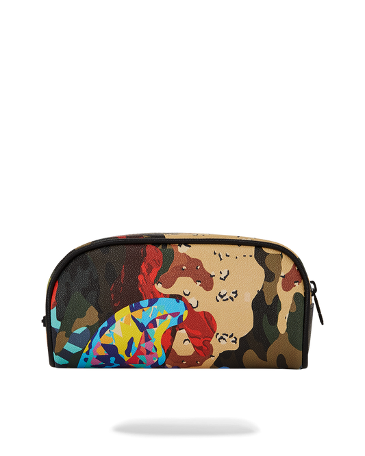 SLICED AND DICED CAMO POUCH