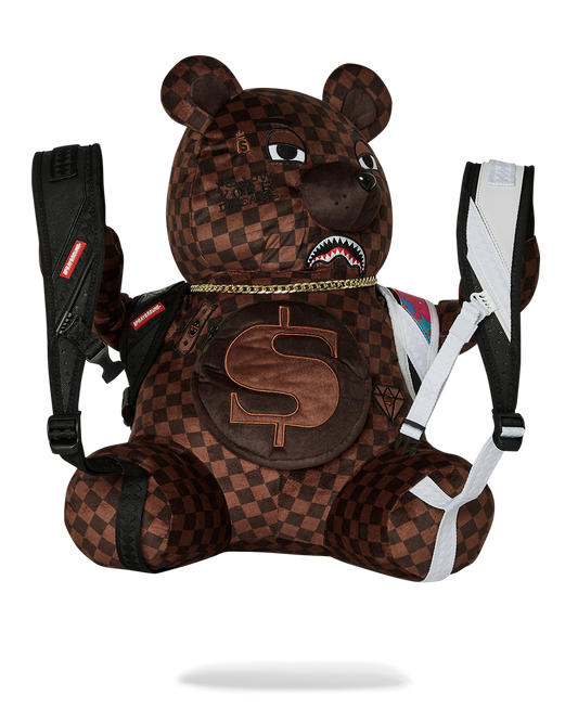 BEAR WEARING BACKPACK AS A BACKPACK