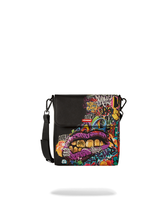 HALF GRAF LIPS MESSENGER BAG