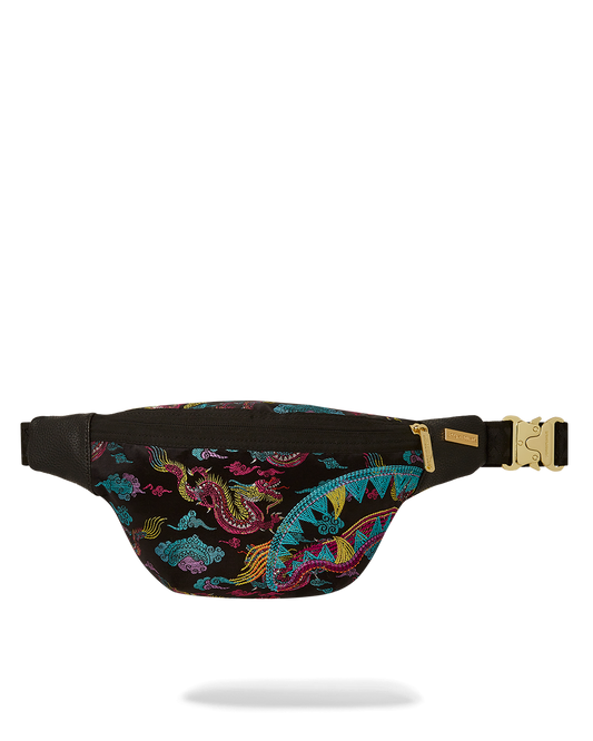 EMBROIDERED DRAGONS SAVVY CROSSBODY