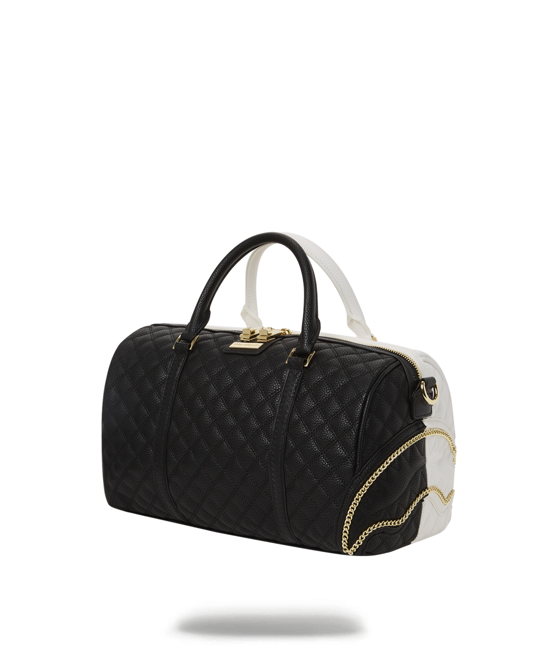 LEVELED UP SPLIT QUILT SHARK MINI DUFFLE