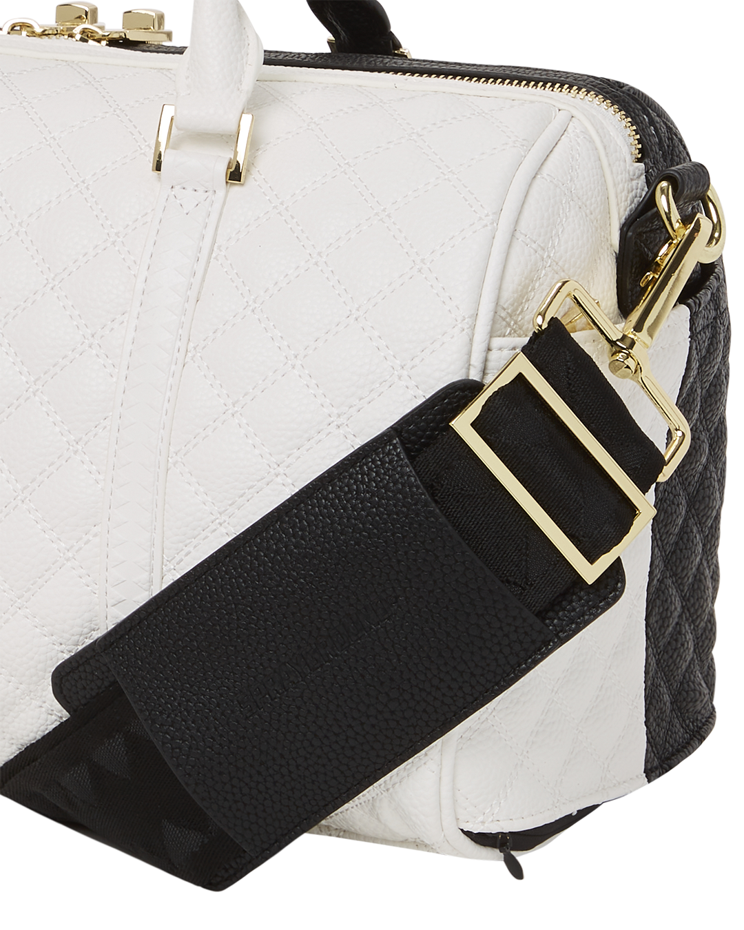 LEVELED UP SPLIT QUILT SHARK MINI DUFFLE