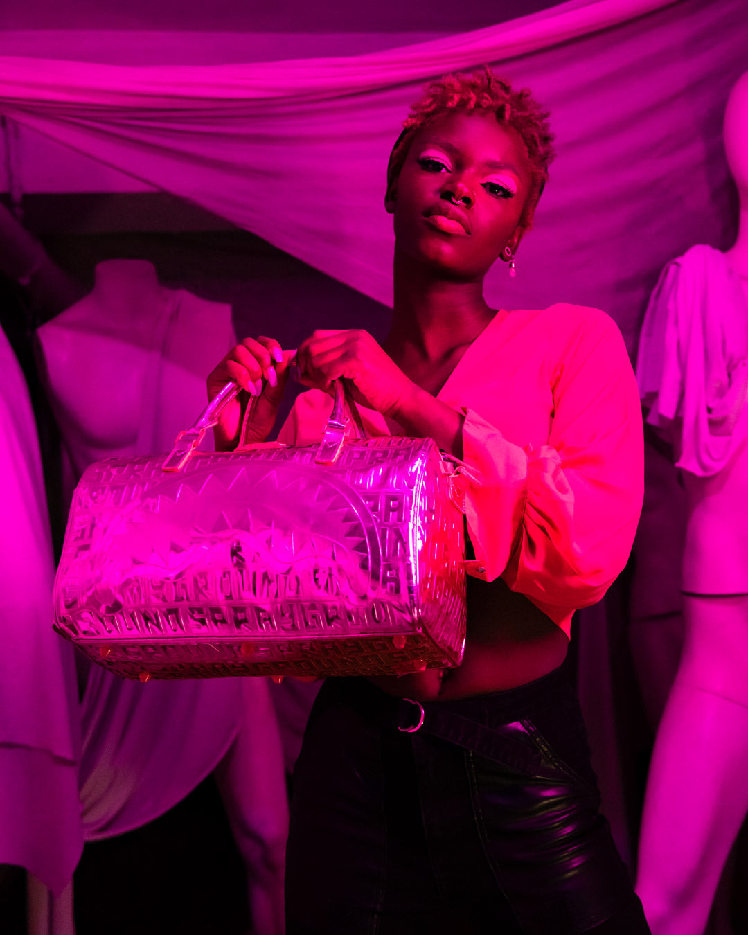 INFINITI PINK DIAMOND MINI DUFFLE