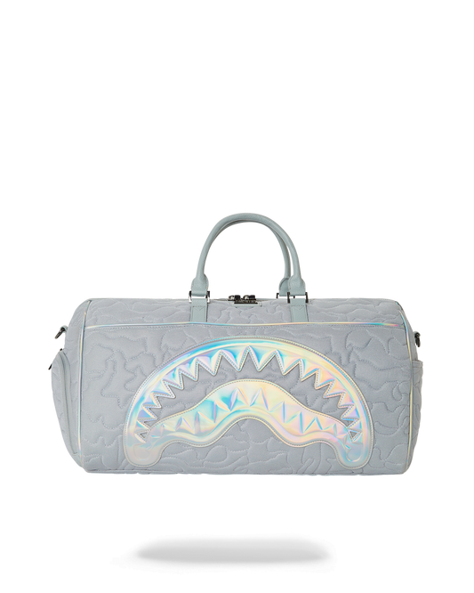 MIRASHAKU IRIDESCENT QUILT DUFFLE