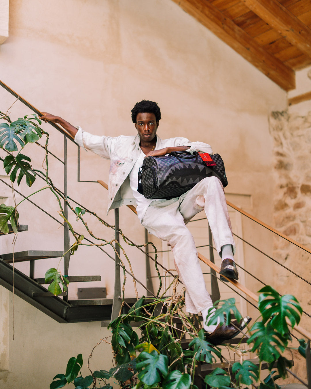 HANGOVER DRIP CHECK DUFFLE