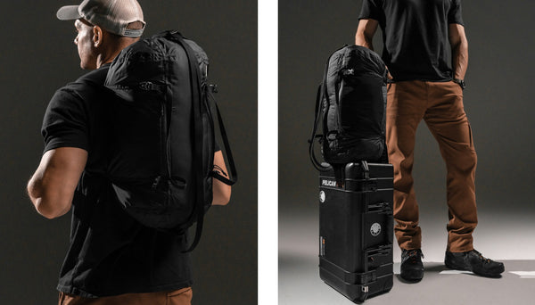 VERTICAL SHARK CUT & SEW DUFFLE