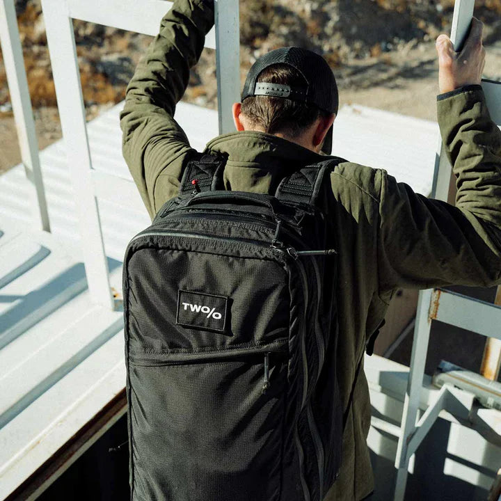 WHITE MARBLE BACKPACK