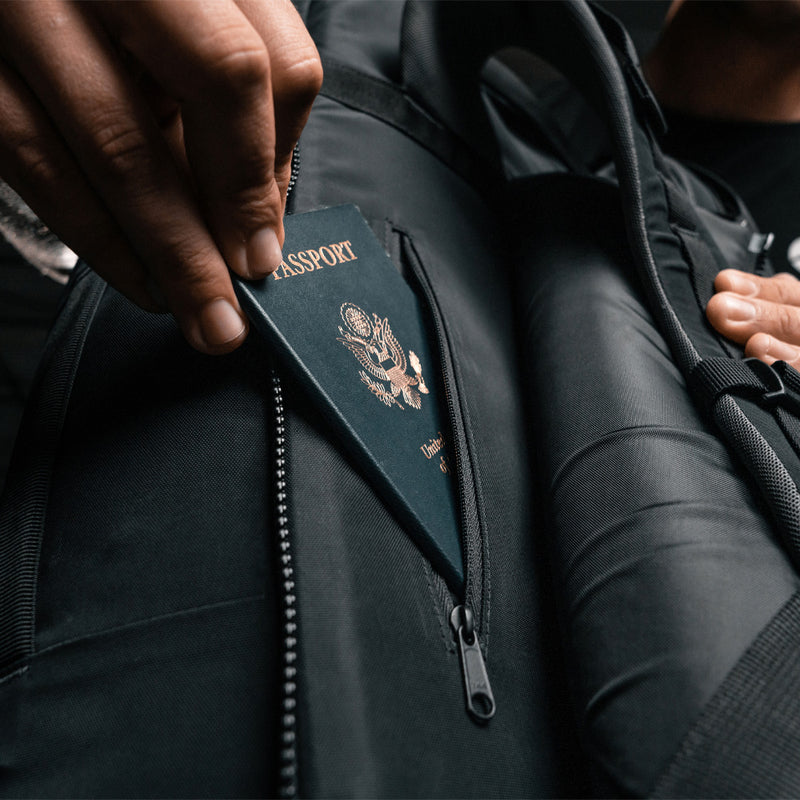 METALLIC TO THE TOUCH EXTRA DRIP BACKPACK