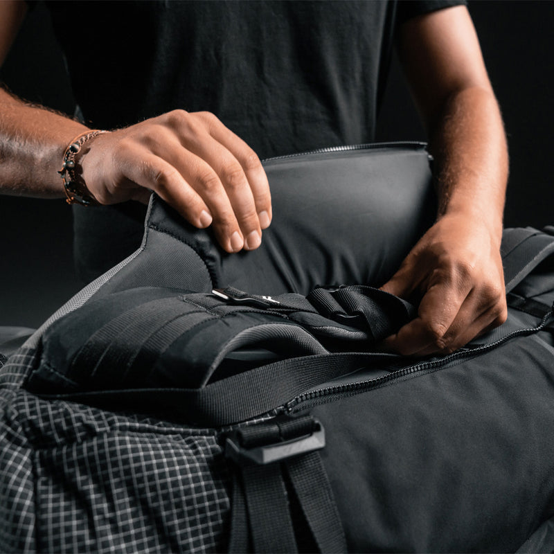 METALLIC TO THE TOUCH EXTRA DRIP BACKPACK