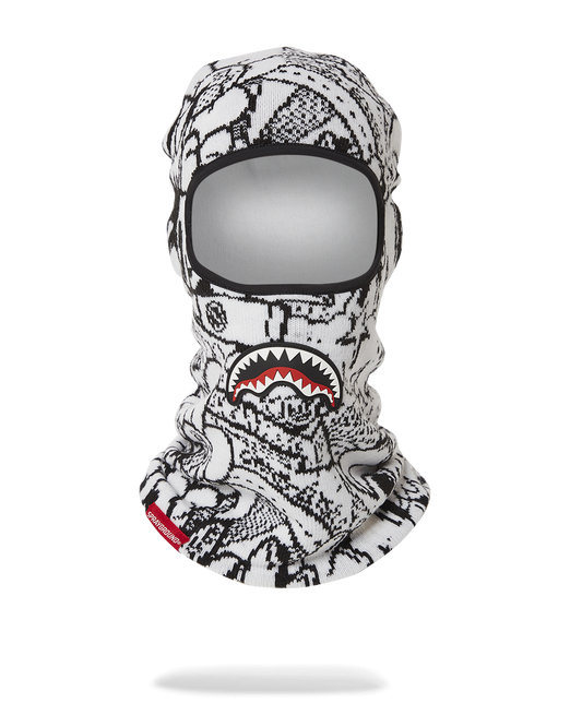 DOODLE SHARK SKI MASK
