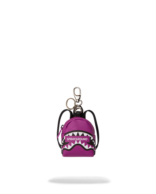 SMASH LOGO VIOLA BACKPACK KEYCHAIN