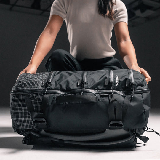 A.I. AFRICAN INTELLIGENCE ELEGANT ENERGY SHARKITECTURE FULL SIZE LUGGAGE - SANDFLOWER COLLAB