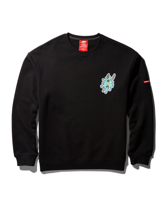 SPONGEBOB SPLAT PULLOVER SWEATER (BLACK)