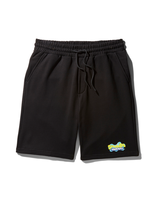 SPONGEBOB KNIT SHORTS (BLACK)