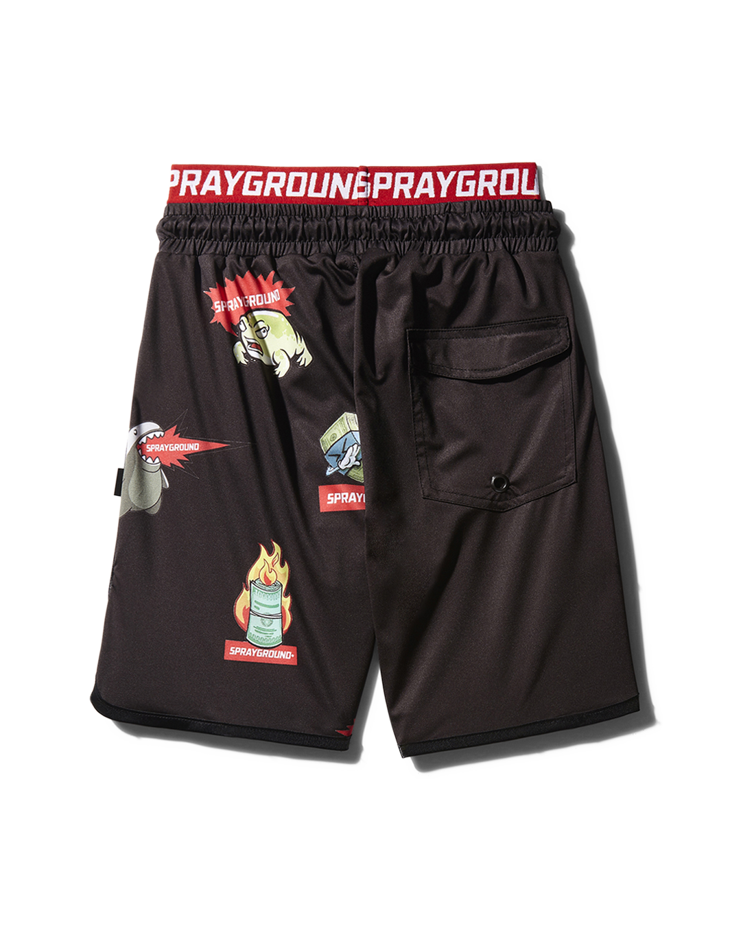 KIDS PATCH ALL-IN SWIM TRUNKS (BLACK)