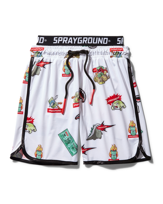 KIDS PATCH ALL-IN SWIM TRUNKS (WHITE)