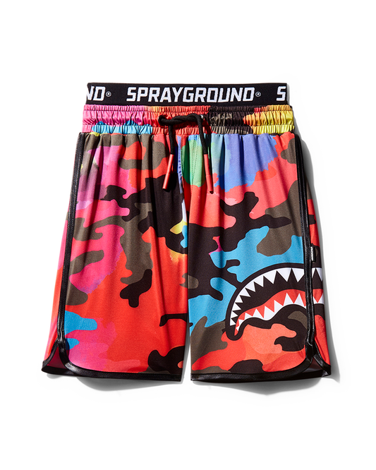 KIDS CAMOBURST SWIM TRUNKS