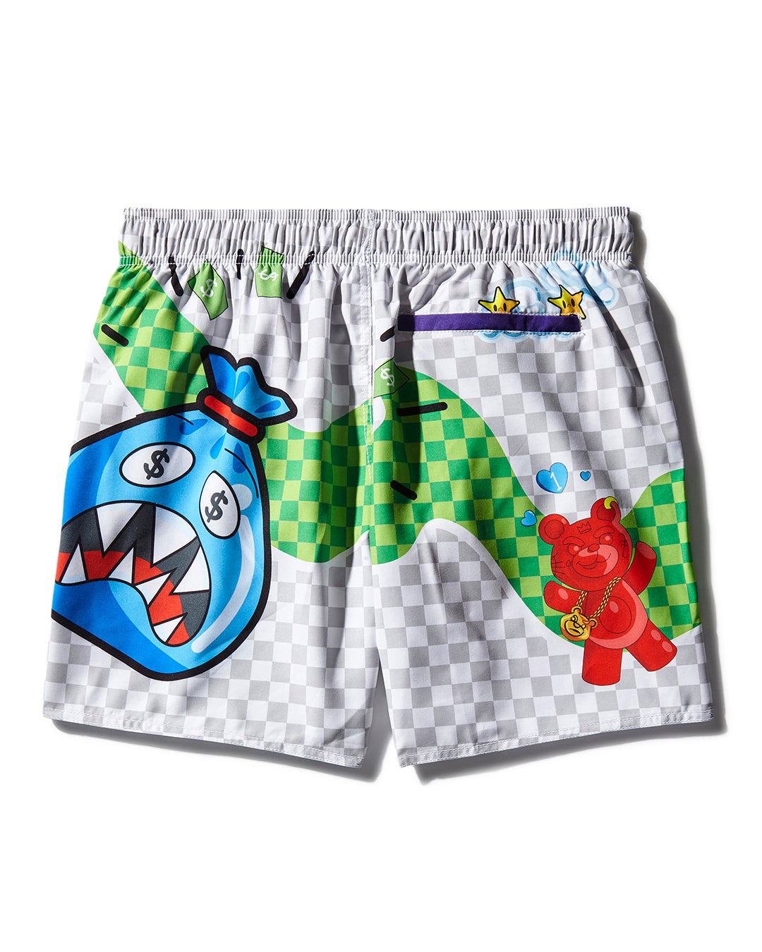 WTF ART SHOTO SWIM TRUNKS