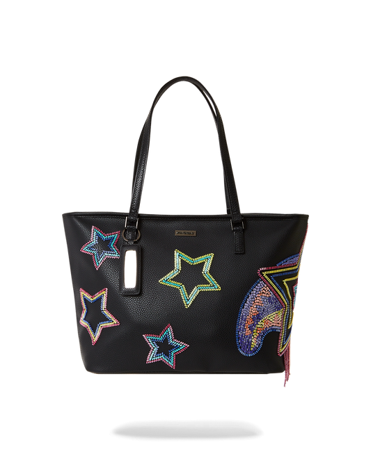 STAR RACER A.I.7 SANDFLOWER COLLAB BEADED TOTE