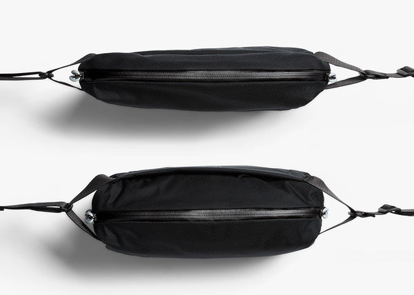 MOLDED SHARKITECTURE BLACK HARDSHELL CARRY-ON LUGGAGE