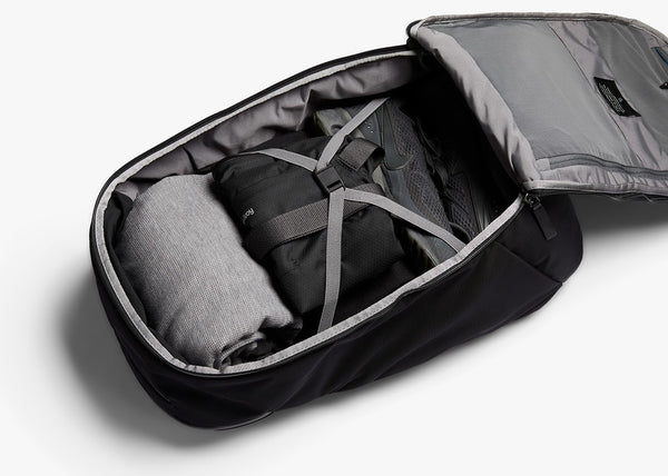 MOLDED SHARKITECTURE BLACK HARDSHELL CARRY-ON LUGGAGE