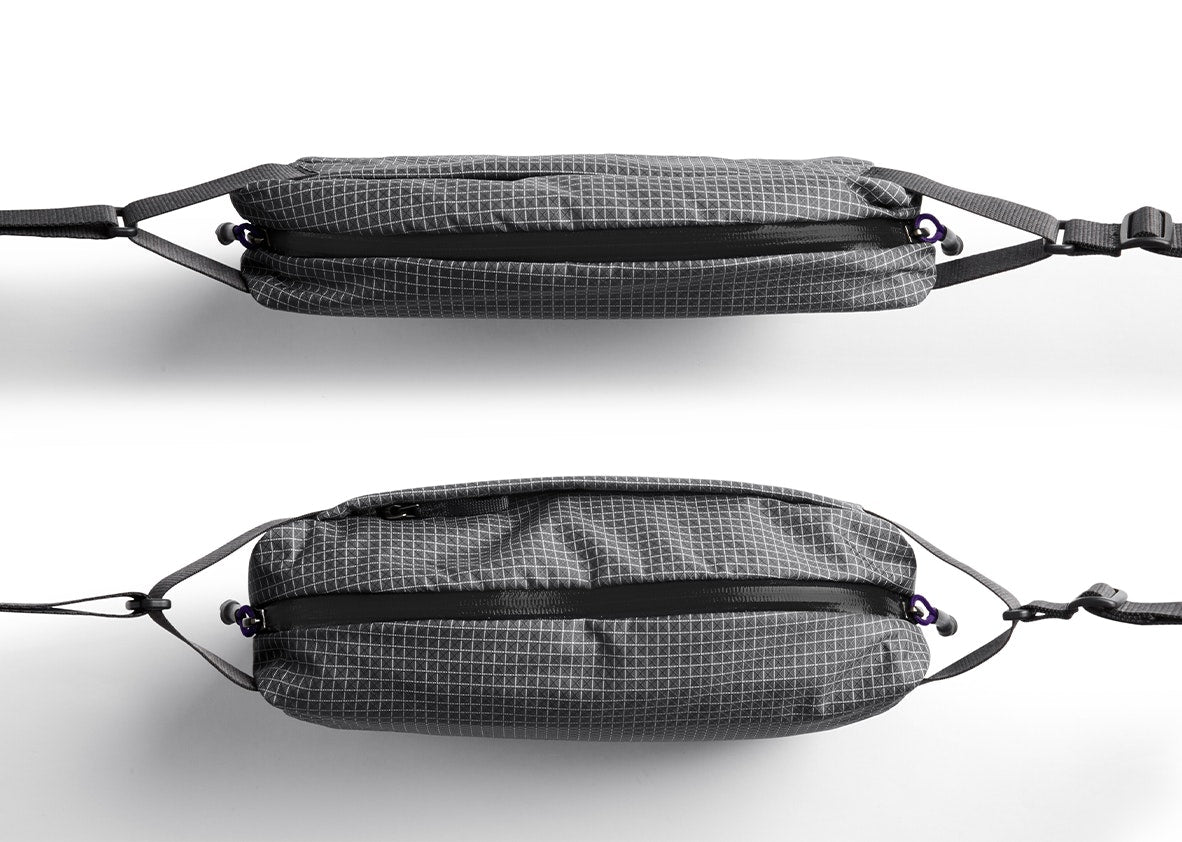 MOLDED SHARKITECTURE BLACK HARDSHELL CARRY-ON LUGGAGE