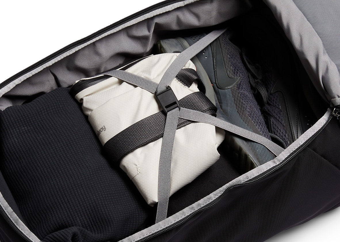MOLDED SHARKITECTURE BLACK HARDSHELL CARRY-ON LUGGAGE